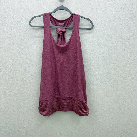 Eddie Bauer Travex Heatherd Pink Racerback Active Tank Top Shirt Womens sz Large - Picture 1 of 7